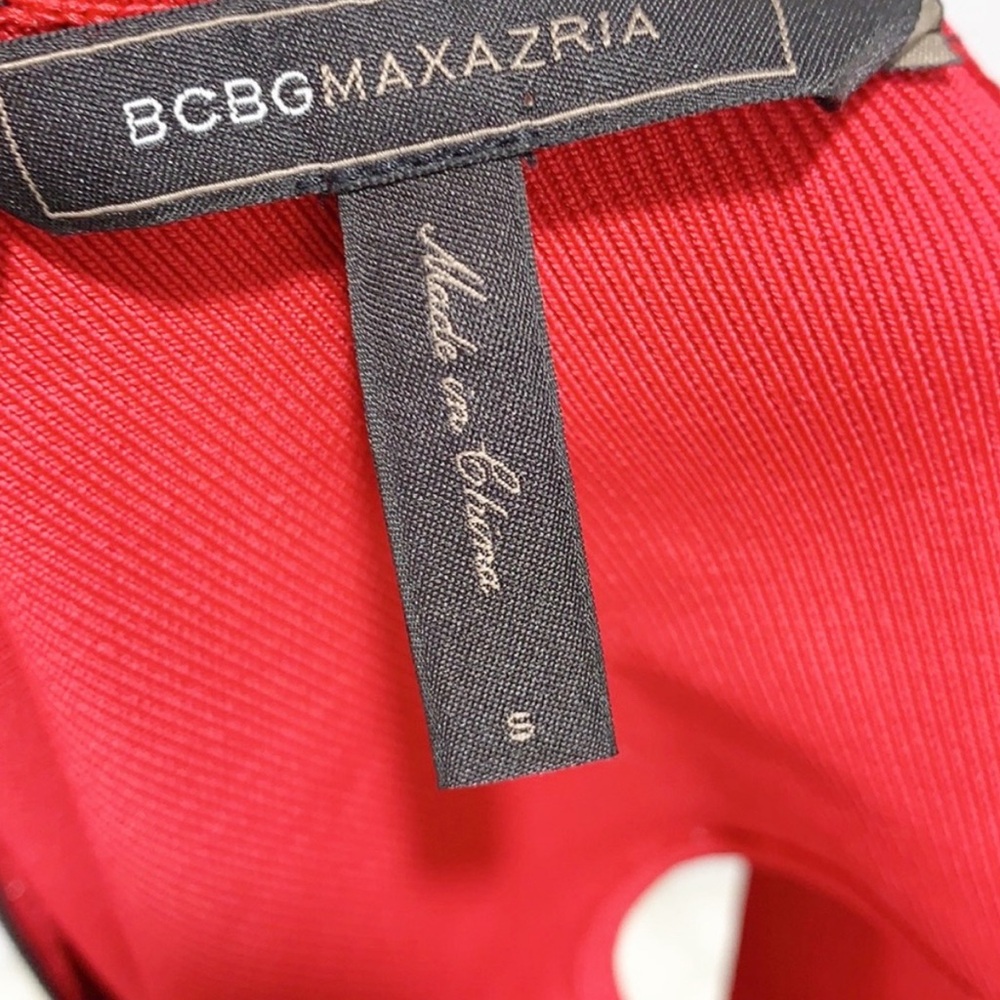 BCBGMaxAzria Red Bandage dress - Picture 5 of 7